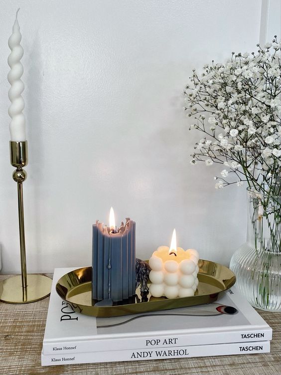 candle light for a cozy home | TheFoxandShe.com