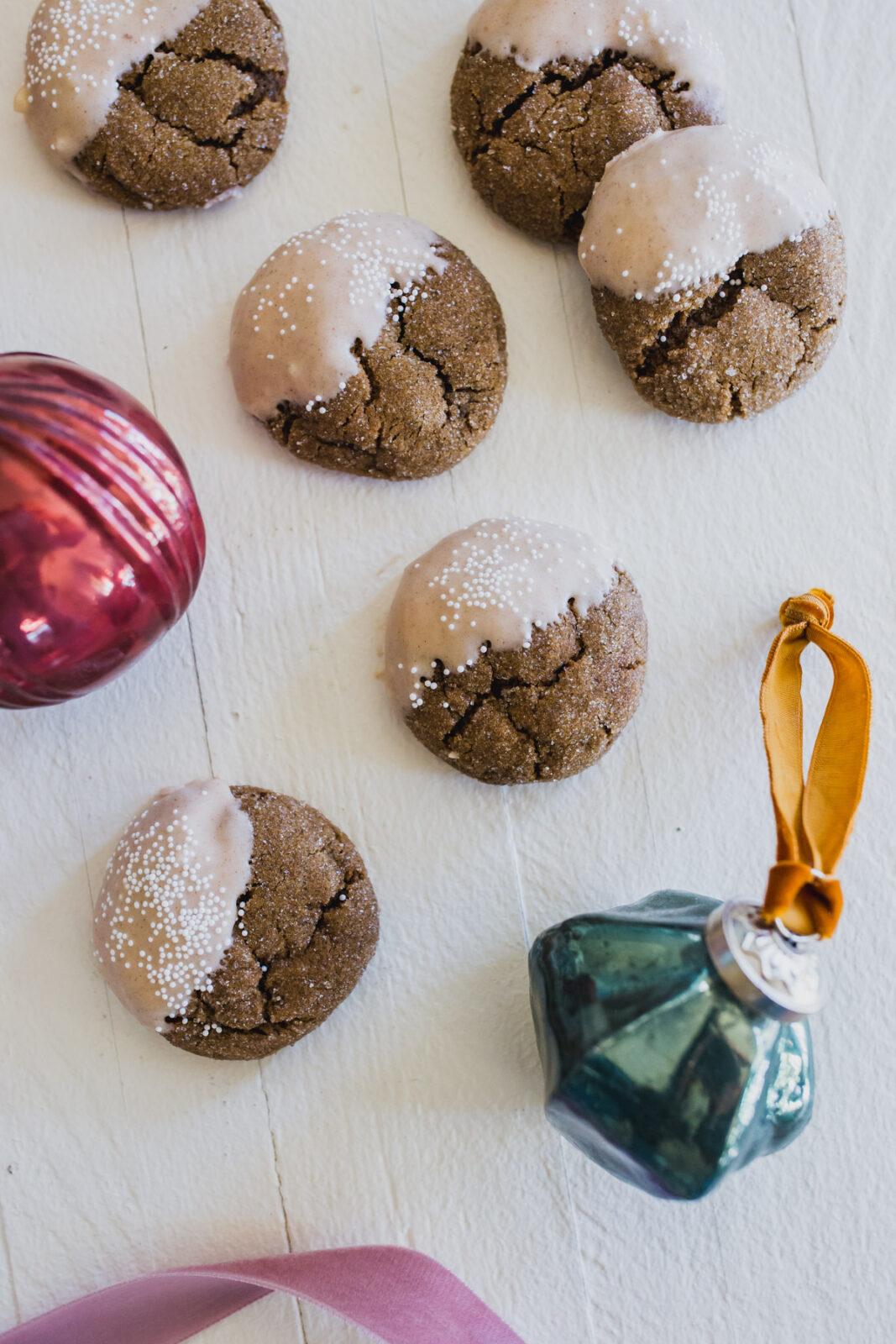 Perfect Soft Gingerbread Cookies with Maple Cinnamon Glaze