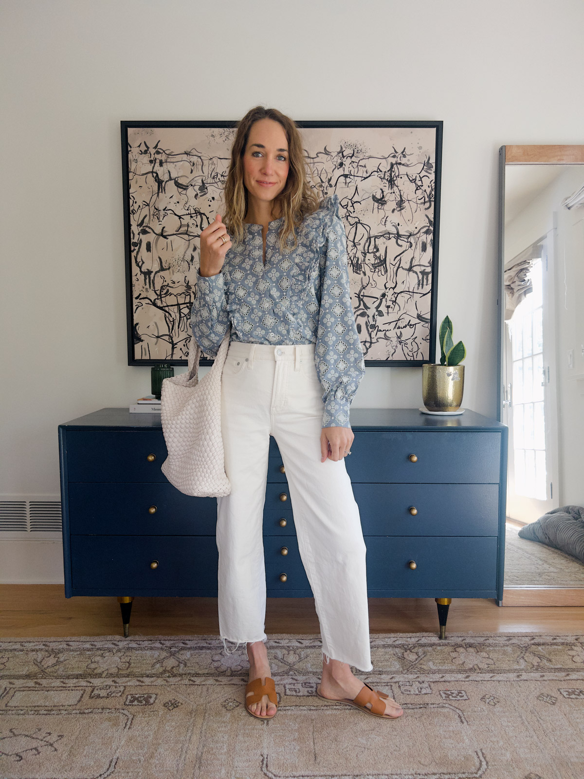 What to Wear with White Jeans