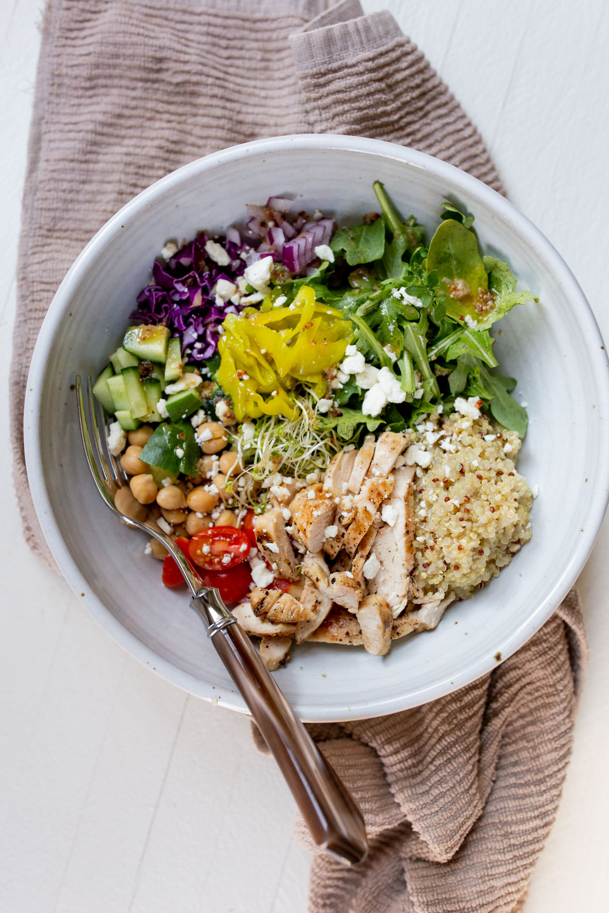 greek quinoa bowl recipe