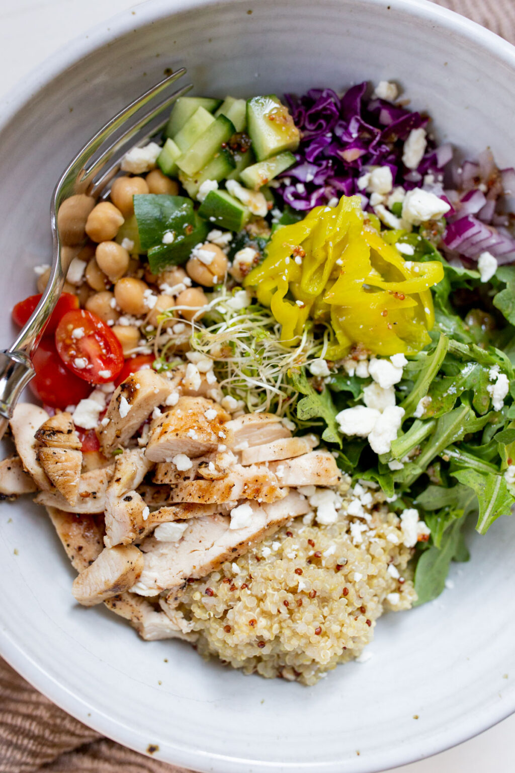 Greek Quinoa Salad Bowls