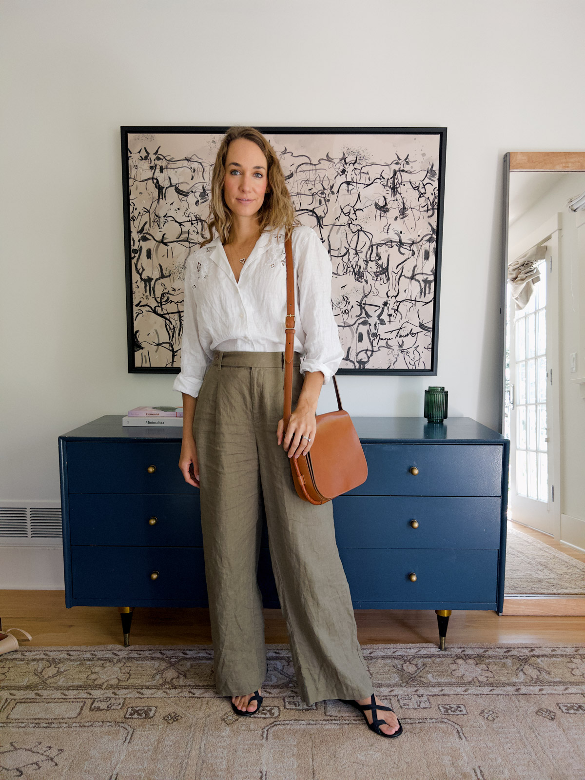 how to style wide leg pants