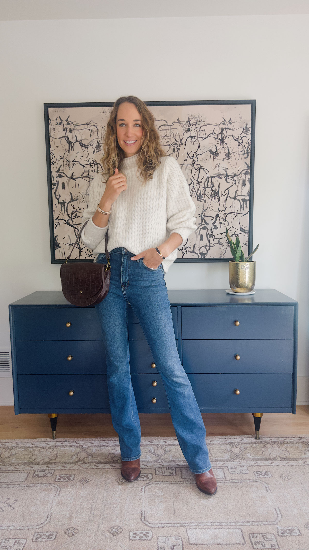 what to wear with flare jeans