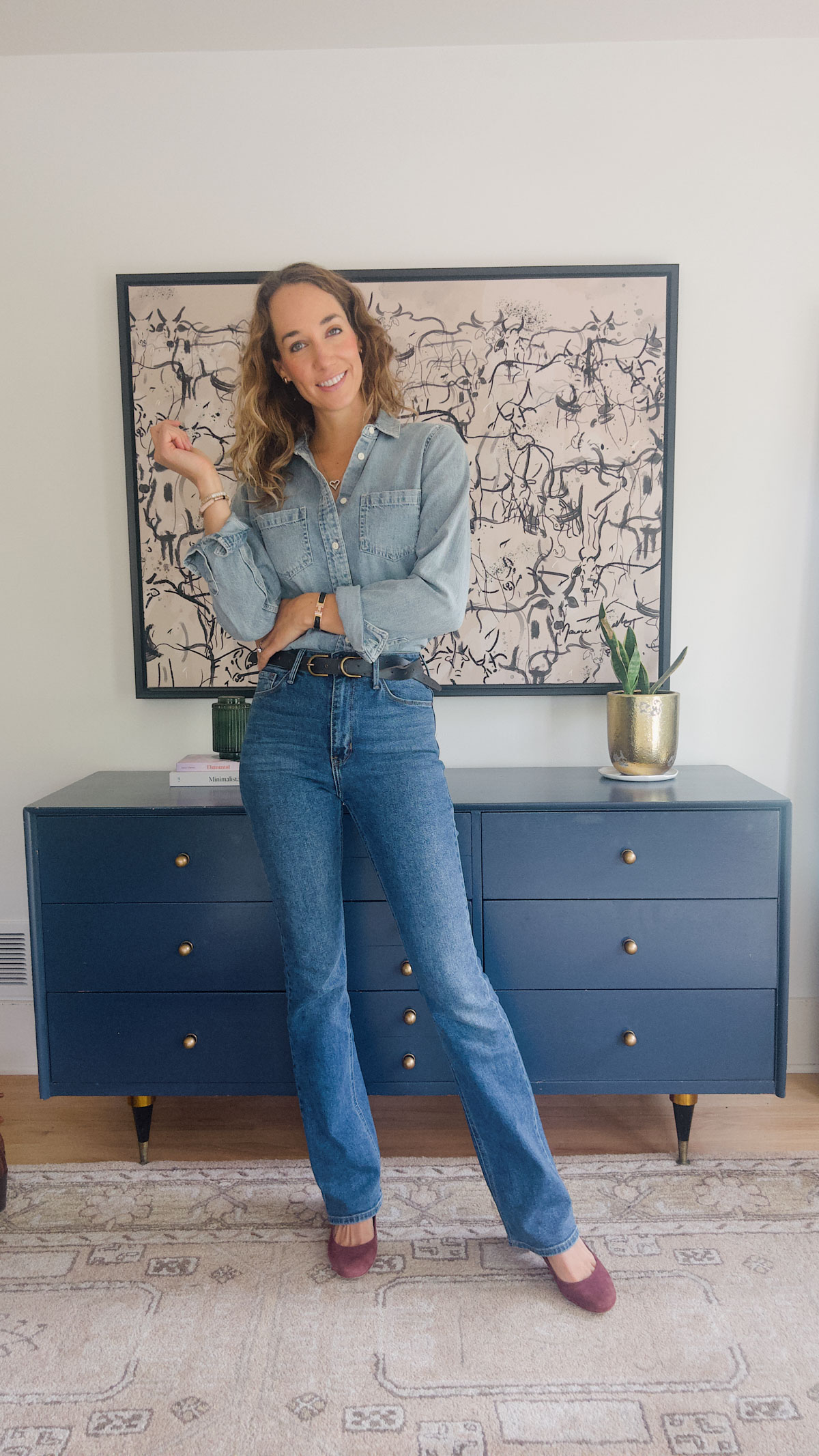 what to wear with flare jeans