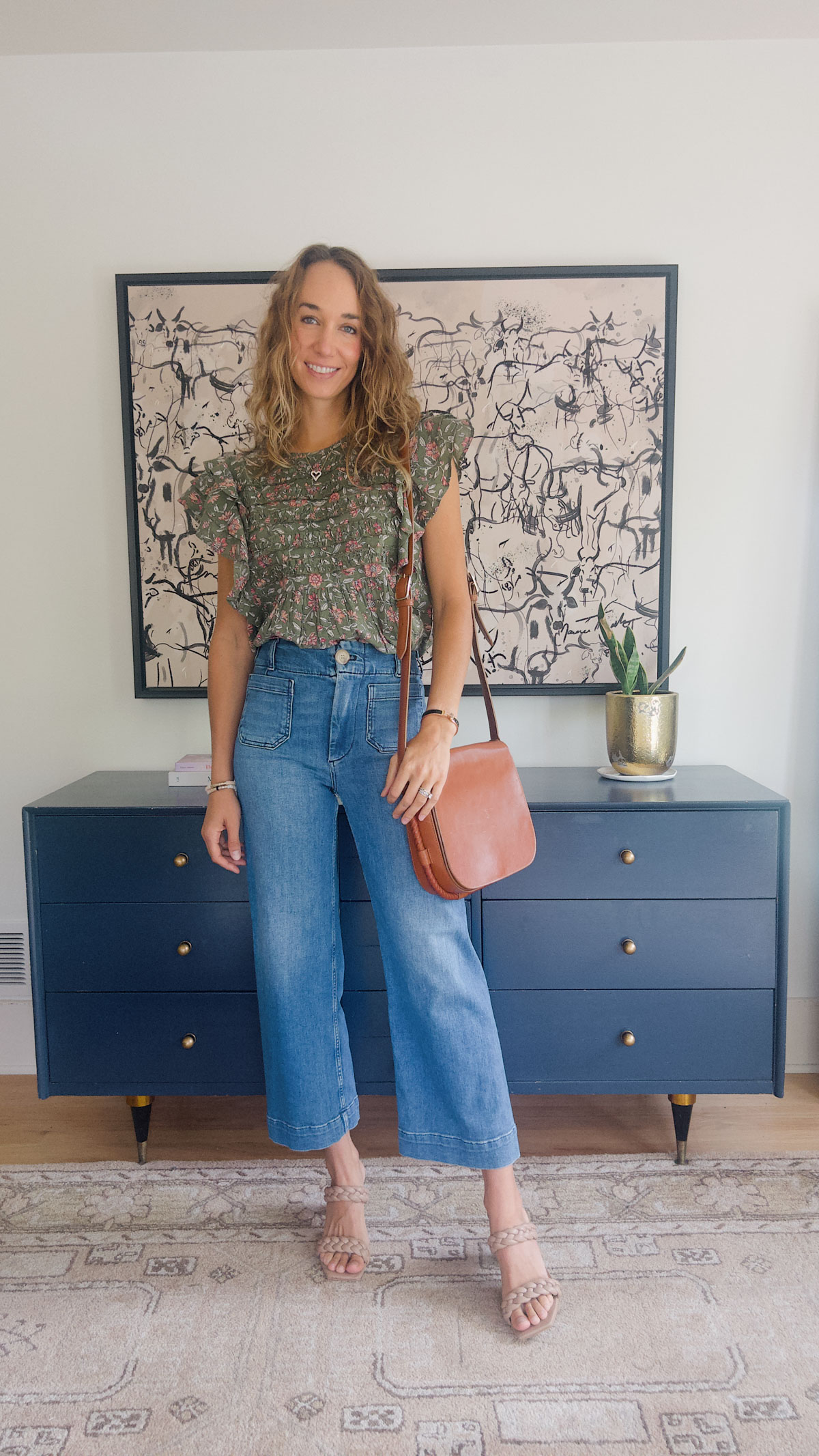 sezane top outfit