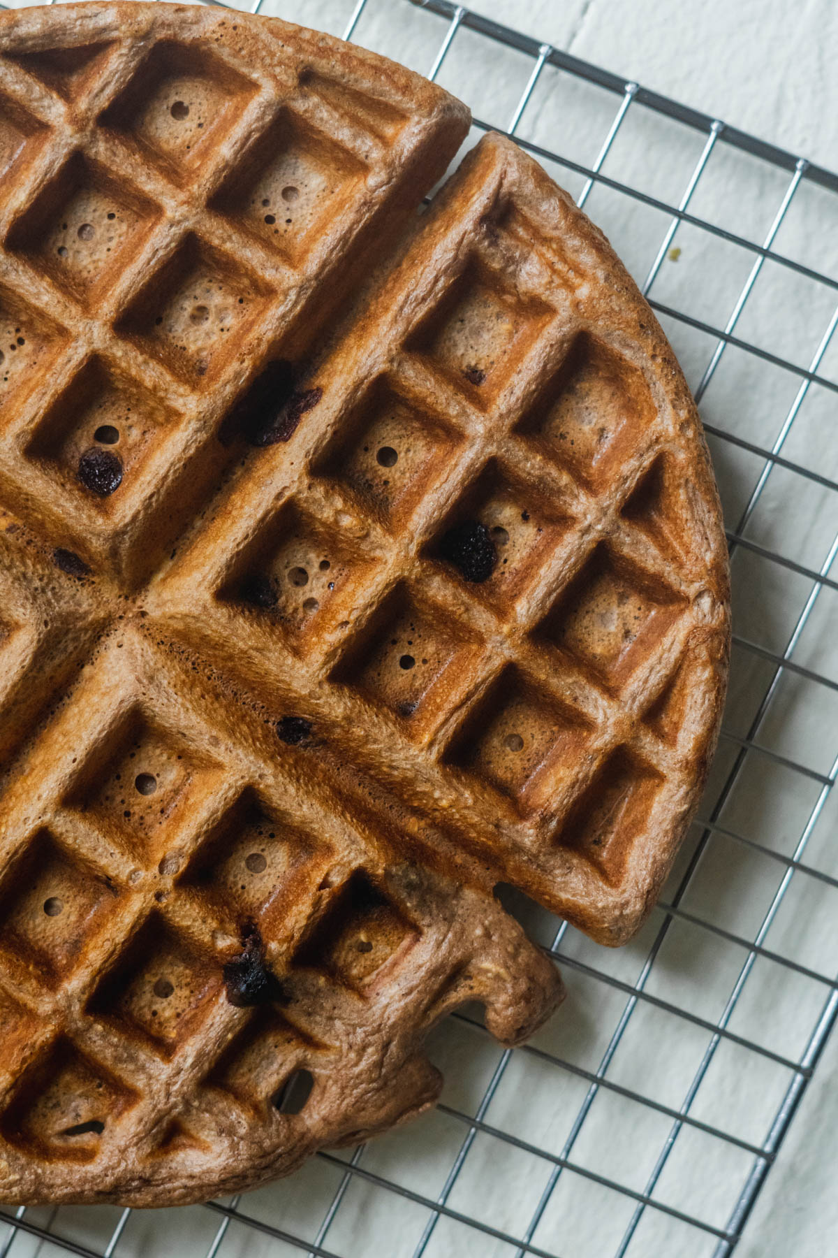 homemade protein waffles