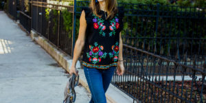 Embroidered Top & A Life Update